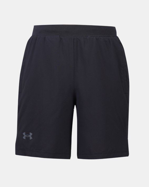 Men's UA Launch Run 7" Shorts in Black image number 8